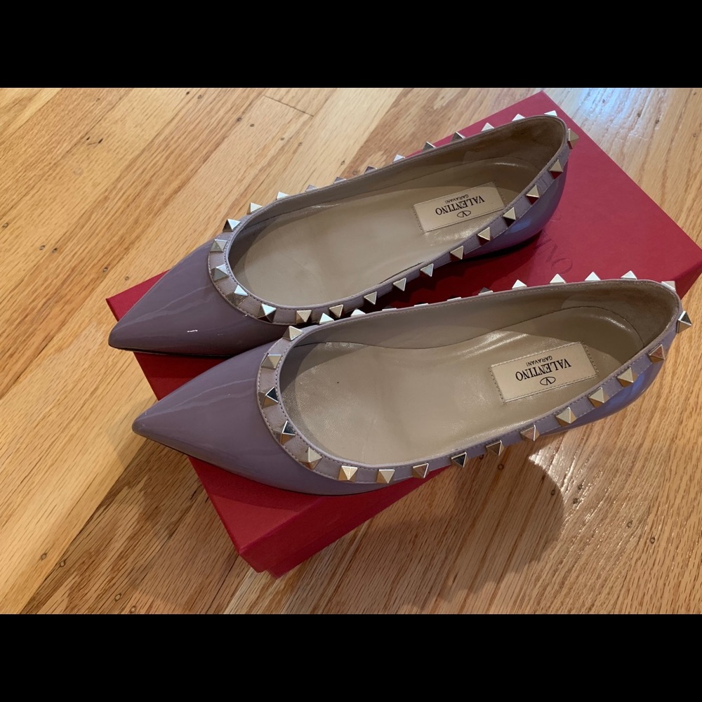 Valentino Rockstuds Ballerinas Flats